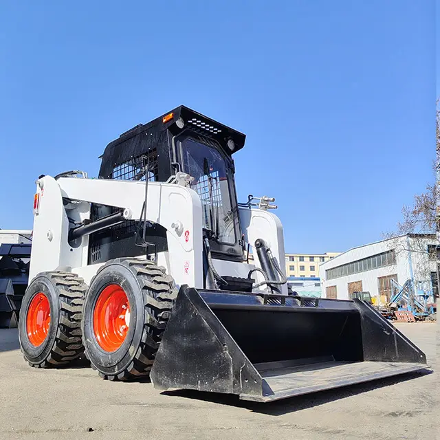 Vendite dirette da parte dei produttori Mini Skid Steer Diesel Loader a basso costo pale ruote Minicargador EPA motore compatto Skid Steer Loader