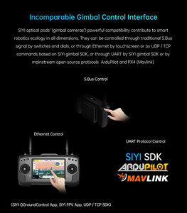 Siyi A8 मिनी ड्रोन fpv Gimbal <span class=keywords><strong>3</strong></span> अक्ष स्थिरीकरण ai स्टारलाइट विजन 4k पेशेवर कैमरा सिलिकॉन और प्लास्टिक - Product Image 3