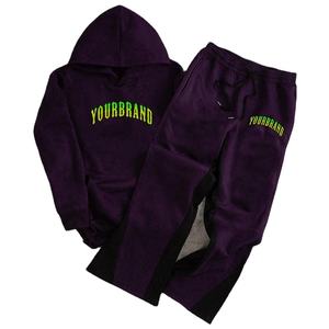 Conjuntos Deportivos Holgados de Alta Calidad para Hombre, Estilo Informal, 100% Algodón, Sudadera con Capucha de Felpa, Trajes Deportivos de Invierno - Product Image 3