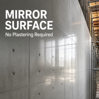 Panneaux de coffrage en plastique ABS renforcé haute résistance, taille réglable, design moderne pour la construction modulaire en béton, réutilisables
