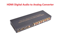 Suficiente stock 4K HDMI a HDMI Audio Extractor V1.4 LPCM 7,1 CH DAC Converter Sin decodificador Audio SPDIF 5,1 7,1 Audio Convertidor digital a analógico
