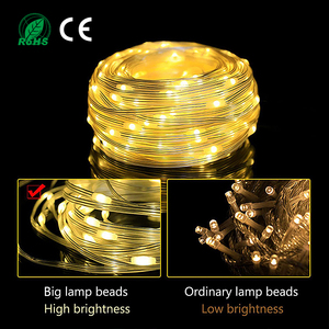 Cadena de luces navideñas inteligente de alta calidad, USB, cambio de color, fiesta, boda, decoración, ambiente, Luz - Product Image 5