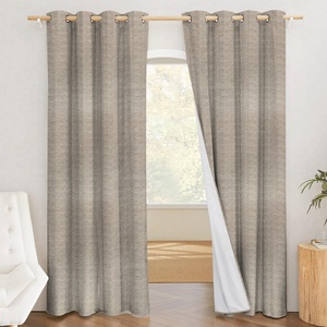 Màu Rắn Bán Buôn Chải In Vải Mặt Trời Cao Che Bảo Vệ Riêng Tư Giá Rẻ Sử Dụng Rèm Cửa Cho Nhà Cửa Sổ Và Trang Trí Nội Thất - Product Image 1