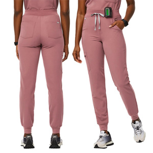 Set <span class=keywords><strong>di</strong></span> Divise Mediche per Infermieri e Dottori in Spandex Intrecciato con Logo Personalizzato, Traspiranti, Comode, per Ospedale, Ordini OEM e Grandi Quantità - Product Image 6