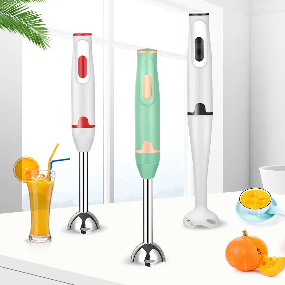 Thiết Bị Nhà Bếp Cầm Tay Nấu Ăn Sticker Blender Stick Mixer Khuấy Rod Điện Máy Xay Sinh Tố Trứng Whisk Thịt Máy Xay