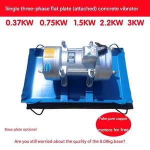 Vibrateur à béton électrique externe commercial de petite taille avec plaque compacteuse - Product Image 6