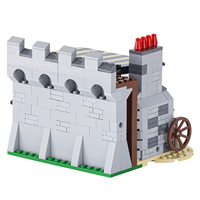 Moc5010-e Atelier de forgeron médiéval Arme militaire Fortification Caserne Modèle Jouets pour enfants garçons filles Briques de construction