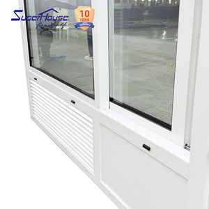 Ventana Corredera para Hotel, Rejillas <span class=keywords><strong>de</strong></span> Aluminio PTAC, Pantalla <span class=keywords><strong>de</strong></span> Acero Inoxidable, Calificada por Energy Star, Diseño Moderno, Flujo <span class=keywords><strong>de</strong></span> Aire Eficiente - Product Image 4
