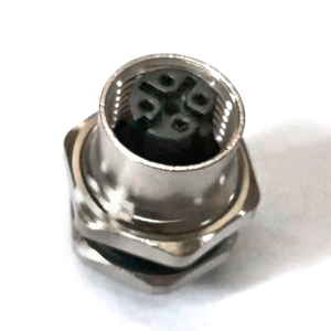 M12 3 4 5 8 12 broches A B Dcode câble étanche mâle/femelle IP67 /68 panneau de signal en ligne moulé avec connecteur M12 - Product Image 3