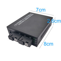 2 Fibra 3 Ethernet Fibra Media Converter Modo único 100Mbps Transceptores de fibra óptica 20Km Transceptores ópticos