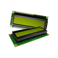 Layar LCD Modul COB Karakter Positif/Negatif STN/FSTN 16x2 3.3V/5.0V dengan Latar Belakang Kuning-Hijau/Biru/Abu-abu