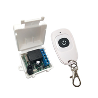Relais DC12V 10A 1 canal, interrupteur de contrôle RF sans fil 433 MHz 315 MHz à code d'apprentissage pour maison intelligente et usage universel avec portée de 50-100 m