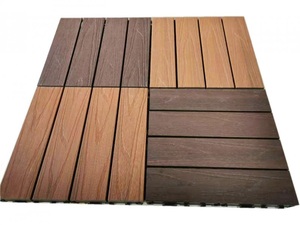 กระเบื้องระเบียงสวนระเบียงแผ่นพลาสติกที่เชื่อมต่อกันกันน้ำได้การตกแต่งในร่มและกลางแจ้งลานสวนภูมิทัศน์สนามหญ้าไม้<span class=keywords><strong>ระแนง</strong></span> - Product Image 4