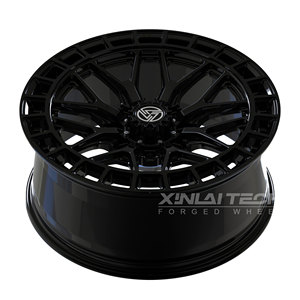 Ruota forgiata fuoristrada nera lucida 8x165.1 8x170 8x180 8x8x200 Design SUVs picktruck 4x4 fuoristrada ruote per veicoli fuoristrada - Product Image 4