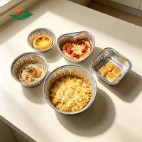 Expédition rapide, qualité alimentaire, moules à tartelettes en aluminium de 30 ml, 90 ml, 100 ml pour la préparation de tartelettes aux œufs