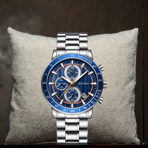 Luxe Skmei <span class=keywords><strong>marque</strong></span> <span class=keywords><strong>Titan</strong></span> en acier inoxydable montres-bracelets pour hommes femmes étanche Quartz verre pointeur affaires Style alliage - Product Image 1