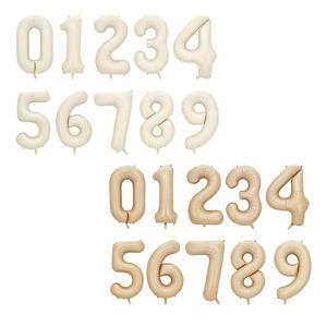 ชุดลูกโป่งฟอยล์รูปหัวใจขนาด18นิ้ว,ลูกโป่งฮีเลี่ยมลอยน้ำได้สไตล์เรโทรสำหรับตกแต่งงานเลี้ยงงานวันเกิด - Product Image 4