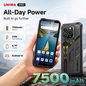 Smartphone robuste UNIWA F917 6,8 pouces Android 14, étanche IP68, 7500 mAh, NFC, vision nocturne infrarouge - Product Image 1
