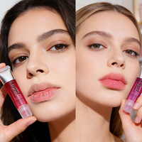 Base de gloss transparente pour lèvres, soin hydratant repulpant végétalien pour lèvres sèches et gercées, huile teintée pour les lèvres, marque privée