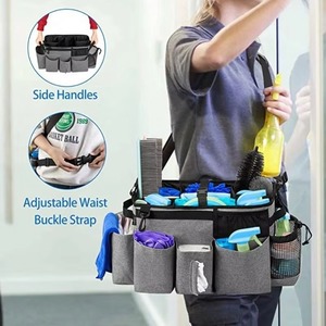 Bolsa de Limpieza Grande y Resistente con 4 Divisores Plegables, Bolsa para Artículos de Limpieza, Muestra Gratis - Product Image 4