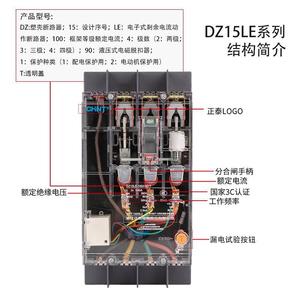 Interruptor Automático Chnt Dz15le-100/4901 100A 380V con Protección LSIG para Hogares - Product Image 2