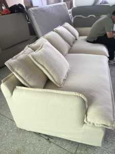 <span class=keywords><strong>Canapé</strong></span> Dawson au design moderne DISEN, <span class=keywords><strong>fauteuil</strong></span> en tissu pur coton, ensembles de canapés pour salon, banc, causeuse, meubles de maison - Product Image 6