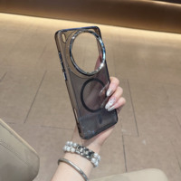 Étui de téléphone transparent magnétique antichoc pour vivo Y500
