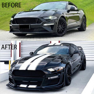 Kits de carrosserie <span class=keywords><strong>MUSTANG</strong></span> GT500, ancien modèle vers nouveau modèle, pare-chocs avant, jupe latérale, diffuseur, embouts d'échappement, 2018-<span class=keywords><strong>MUSTANG</strong></span> GT500, pièces automobiles de lifting - Product Image 2