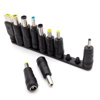 Laptop-Ladestecker DC-Wandler-Anschluss Adapter-Ladegerät 8-teiliges Set 10-in-1-DC-5521-Buchse auf 8-in-1-Adapteranschlüsse