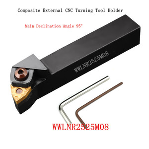 95 gradi CNC Tornio Macchina Utensile di Tornitura WWLNR/L 2525M08 Esterno Holder Turning Strumento per WNMG inserto - Product Image 3
