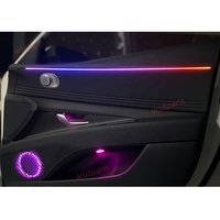 Kit d'éclairage ambiant dynamique pour Hyundai Elantra 2021-2023, bande lumineuse LED pour l'intérieur de la voiture, éclairage d'ambiance