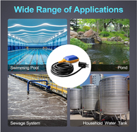 Kabelgebundener Wasserstandsregler Schwimmerschalter für Tankpumpe & Sumpfpumpe Flüssigkeitsstandsensor Wassertank