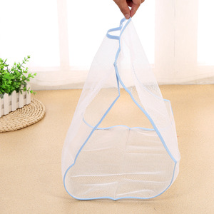 Pillow Drying Net <b>Rectangular</b> Polyester Windproof Hanging For Outdoor Pillows <b>Cushions</b> Blue Pink White Edging - Product Image 4