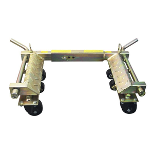 <span class=keywords><strong>Chariot</strong></span> mobile manuel en acier au manganèse galvanisé de 1 tonne, 2 tonnes, 3 tonnes, outils de déplacement pratiques de type levier, <span class=keywords><strong>chariot</strong></span> - Product Image 1