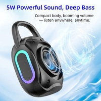 Nouvelle Enceinte Bluetooth Portable 2026 avec Lumière RGB Extérieure, Mini Enceinte Sans Fil