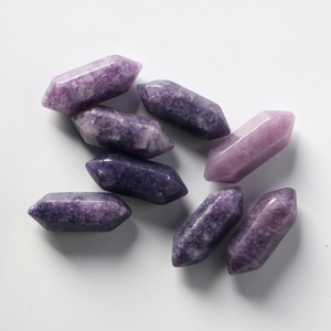 จี้หินควอตซ์ธรรมชาติทรงสองหัวขนาดเล็กสำหรับงาน DIY เครื่องประดับ CHUSE Feng Shui Gemstone Crystal Crafts - Product Image 4