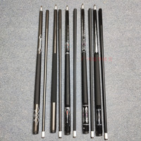 Queue de jeu professionnelle en Fiber de carbone 12.5mm pointe 19-20oz poids réglable joint radial bâton de queue de billard