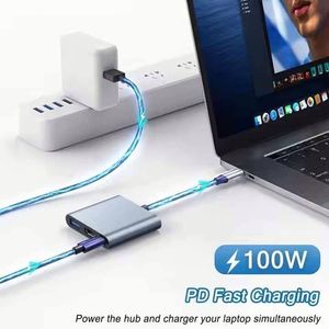 USBC PD 100w USB3.0 Adapter Converter <b>4K</b> Port Multi Function USB HUB Type C to <b>HDMI</b> USB 3.0 USB-C Adapter Cable 3 in 1 - Product Image 6