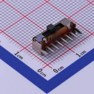 SK14D07L2B Slide Switch Through hole Component (THT) Switch Single Pole Four Throw Rectangle Pin Header PC Pin 14.6mm - Product Image 1