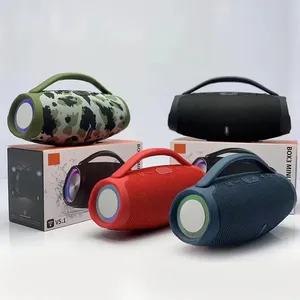 Altavoz Inalámbrico <span class=keywords><strong>Boombox</strong></span> <span class=keywords><strong>3</strong></span> Mini, Portátil, con Luz RGB, Sonido de Bajos, Columna de Música Estéreo para Fiestas, Campamentos, Subwoofer - Product Image 2