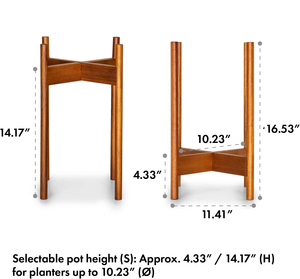 Soporte de Madera para Plantas, Soporte para Macetas de Interior, Soporte de Esquina Moderno de Estilo Nórdico para Plantas de Interior - Product Image 2