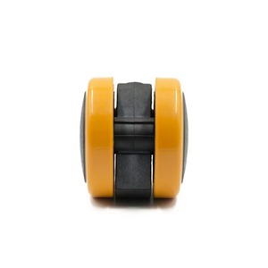 11x22mm Modern PU Chair Casters Hardwood Floor Safe <b>Replacement</b> <b>Wheels</b> For Office School Supermarket Equipment - Product Image 6
