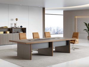 Classeur de bureau moderne et élégant avec cloison en bois pour l'organisation du bureau à domicile intérieur et extérieur - Product Image 4