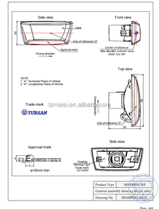 2013-2017 Chevrolet/Opel phù hiệu phụ kiện xe OE tín hiệu đèn lần lượt tín hiệu mô hình 13497989 & 13497990 - Product Image 6