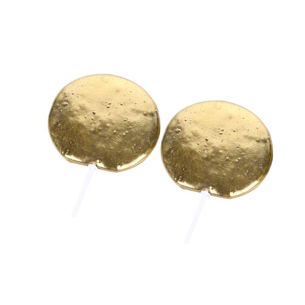 Paire d'oreilles dorées