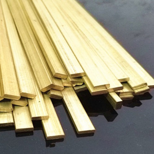 H65 Brass Square Bars Solid Copper Busbar H62 Material Wuxi Origin Cutting Service - Product Image 1