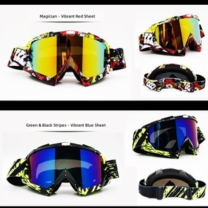 <span class=keywords><strong>Gafas</strong></span> de Ciclismo, Esquí y Motociclismo con Montura Completa, Lentes Intercambiables de TPU y PC, Unisex, con Impresión por Transferencia de <span class=keywords><strong>Agua</strong></span> Transfronteriza - Product Image 4