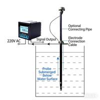Coda CDT-11A Electrodo de Agua para Alta Temperatura con Tratamiento RS485 4-20mA, Sonda Medidora de pH en Línea Portátil OEM con Precisión de 0.05PH