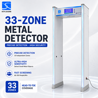 Détecteur de métaux professionnel à 33 zones, portique de sécurité, fournisseur d'usine OEM ODM