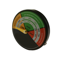 Termometer Perapian Rumah Tangga, Kompor Magnetik Pengukur Temperatur Oven untuk Kompor Kayu